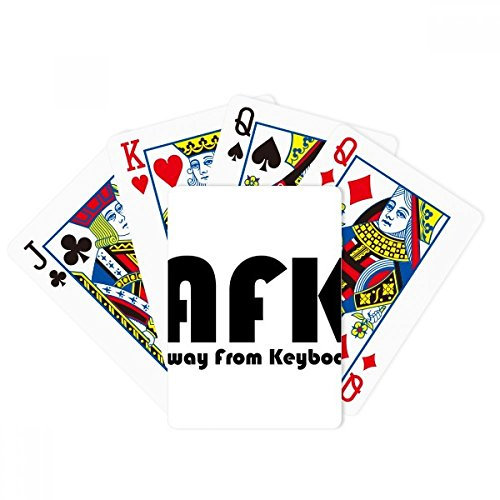 Zitat Away from Keyboard Poker Playing Magic Card Fun Brettspiel
