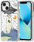MOSNOVO für iPhone 13 Mini Hülle – Durchsichtige, schlanke, stoßfeste TPU+PC-Handyhülle, [6,6 Fuß Fallschutz/Anti-Abziehen] - UFO
