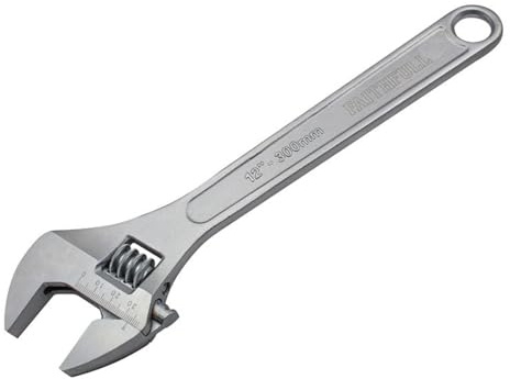 Faithfull FAIAS300MC Adjustable Chrome Spanner 300mm (12in) - 35mm Jaw Capacity