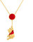 Disney Winnie The Pooh Red and Gold Coloured Floating Balloon Necklace CF01179YL-Q