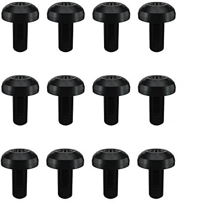 DONGKER Viti Fissaggio Disco,12Pz Viti Colorati Disco Freno Vite Lega,M5x10mm per Mountain Bike MTB