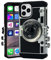 Emily in Paris Vintage Camera Phone Case for iPhone 11/12 Pro Max, 3D Vintage Camera Design with Long Anti-Lost Lanyard (For iPhone 14 Pro)