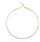HSWYFCJY Or Schlangenkette Damen Halskette Fischgrätenhalskette Choker Halsband Halskette für Frauen Mädchen,Breite 3mm, Länge 18 Zoll
