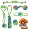 BUYGOO Set di 6 Giocattoli per Cani di Piccola Taglia, Giochi per Cani Indistruttibile Giocattoli Corda da Masticare Cani Pet Chew Corda Giocattoli da Masticare Cane Cucciolo Giochi per Cani Grandi