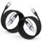 aceyoon 100W USB C auf Multi USB Kabel [2 Stück 2M], 2 in 1 5A PD Ladekabel mit E-Mark Chip Schnellladekabel USB C auf USB C (100W)+ USB A (10W) für iPhone 16 15 14, für Galaxy S24 S23, für MacBook