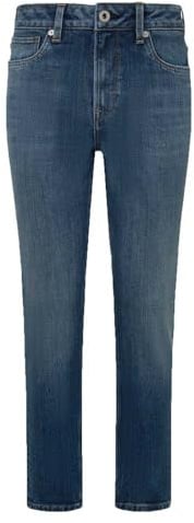 Pepe Jeans Damen Tapered Hw Pl204591 Jeans, Blau (Denim-hv3), 28 W/32 L