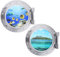 2pcs Coconut Tree Fridge Magnets Pvc Decorative Magnets for Kitchen Locker Cruise Door Pattern Decals for Underwater Theme Decoration