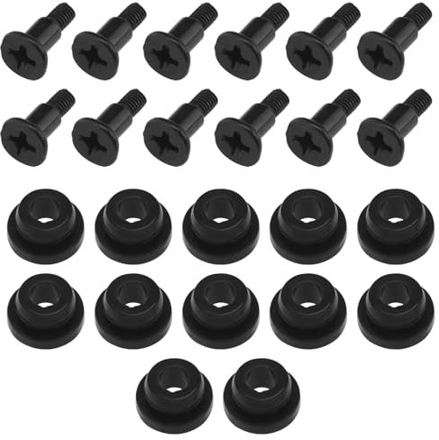 Create idea 12 Ensembles Vis de Disque Dur de 2,5 Pouces avec Kit de Rondelle en Caoutchouc Vis d'absorption des Chocs de Disque Dur Vis d'absorption des Chocs pour Boîtiers d'ordinateur HDD SSD