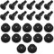 Create idea 12 Ensembles Vis de Disque Dur de 2,5 Pouces avec Kit de Rondelle en Caoutchouc Vis d'absorption des Chocs de Disque Dur Vis d'absorption des Chocs pour Boîtiers d'ordinateur HDD SSD