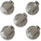 Verbesserter WB03X29354 Herdknauf (5 Stück), passend für GE Range Herd-Oberflächen-Brenner-Einstellknopf, ersetzt AP6327766, PS12296156, PGP7030SL1SS PGP7036SL1SS 4585908, PGP9036SL1SS