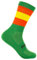 PERRO LOCO CLOTHES Calcetines BANDERA ESPAÑA Ciclismo para hombres y mujeres. Colores originales, sin costuras. Antiolores. Fabricados en España. (Bandera 43-45 Verde)