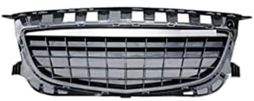 YHQKJ Auto Frontstoßstange Kühlergrill für Opel Insignia GS 2014-2016, ABS Frontstoßstangengrill Radiator Kühlergrille Frontgrill Karosserie Tuning Zubehör,B/Silver