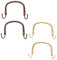 GLEAVI 4Pcs Creative Rattan Style Kettle Handles Heat Resistant Teapot Replacement Handles Design for Long Lasting Use for Teapots and Handbags