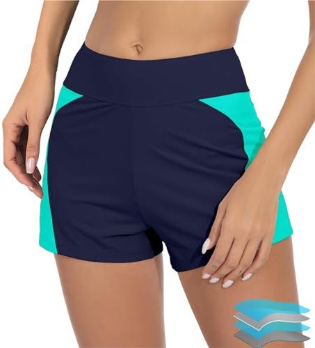 Pantaloni Costumi Bagno Donna Ragazza Costumi Assorbenti Ciclo Biancheria Intima Sportiva da Donna Costume Bagno Anti perdite Ciclo Mestruale nuoto vita alta strati prova di perdite costume mestrual