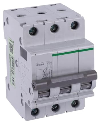 KSZHZYMGX Disjoncteur Miniature OSMC32N, 3P, Courbe D, 25 A, 400 V, ICN = 6 kA, M5