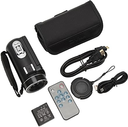 RASTKY Videocamera Compatta 4K Videoregistratore da 48 MP da 3,0 Pollici con Telecomando WiFi, Videoregistratore Digitale per/attività All'aperto