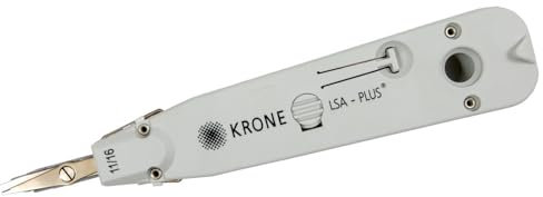 ADC Krone Anlegewerkzeug LSA-PLUS mit Sensor, für Leiter-Ø 0,35-0,9 mm 64172055-01 (LSA-Plus-Zange Anschaltewerkzeug), Standardwerkzeug für alle Daten-, Informations- und Fernmeldeverkabelungen