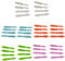 MagiDeal 40pcs Propeller Set Airscrew Replacement for Mini Quadcopter Helicopter RC Accessories Multicolor 5 Color