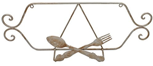 W.Voss Teller-Halter aus Metall im nostalgischem Antik-Look ~ für die Wand ~ 44,5 cm
