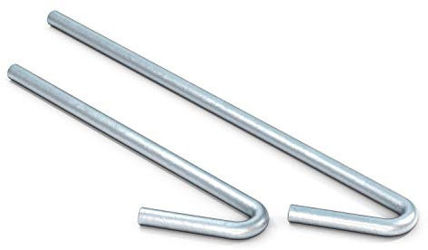 MKK - 17009-007 - Abhängedraht mit Haken Trockenbau Schnellabhänger Draht Spannfeder 100 Stk. Abhänger mit Haken 125 mm