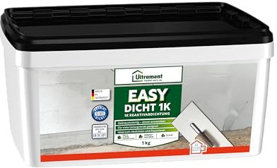 Ultrament Easy Dicht 1 K kg Reaktivabdichtung Abdichtung 1 kg, Außenabdichtung einkomponentig Neuheit
