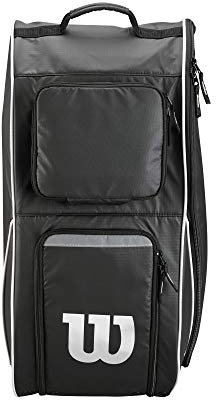 Wilson Tackle Tasche für Fußballspieler, 30,5 x 35,6 x 61 cm, Schwarz