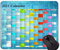 YENDOSTEEN 2021 Kalender Einzigartiges benutzerdefiniertes Mauspad-Mauspad, Schaltungsformel-Themen-Mauspad-Matte