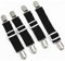 4 Stück - Bettlaken Verschlüsse Hosenträger Elastische Bettlakenspanner für Matratzenbezüge Sofa Tischdeckenstiefel Beinriemen Clips
