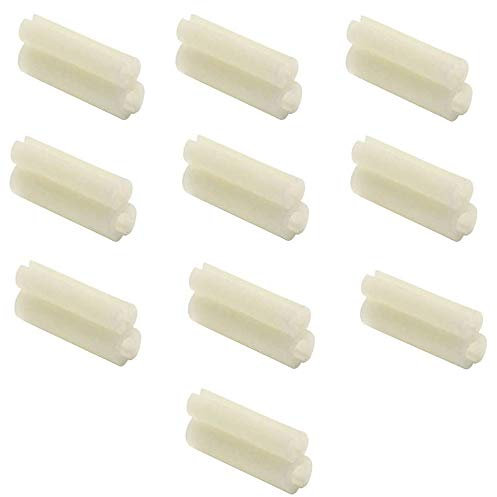 ANCLLO 10 Stück Angelglühstäbchen-Clips, Angelschlauchverbinder, Rutenspitze, Leuchtstäbe, Clip-Halter für Rutenoberseite, Knicklichter