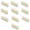 ANCLLO 10 Stück Angelglühstäbchen-Clips, Angelschlauchverbinder, Rutenspitze, Leuchtstäbe, Clip-Halter für Rutenoberseite, Knicklichter