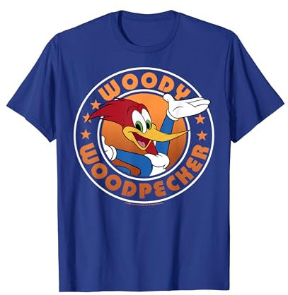Woody Woodpecker Circular Stamp T-Shirt