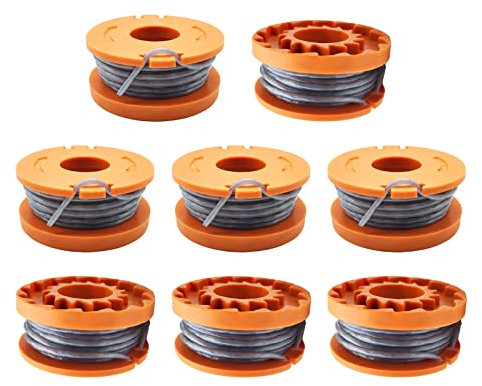 Strimmer Spool Compatible with Mac Allister MGTP18Li Trimmer Line,1.65mm Auto Feed Grass Trimmer Spool Line (8 spools)