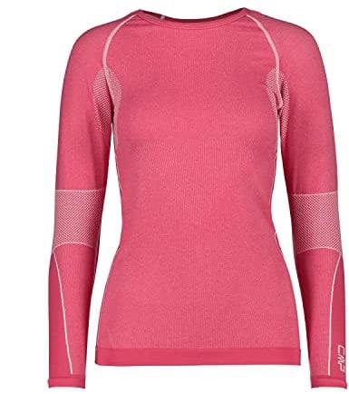 CMP - Sudadera de mujer sin costuras, Fucsia Mel., 40/42