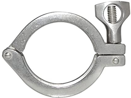 0,5'' 1,5 2 2,5 3 4 Edelstahl Tri Clamp Clover SS304 mit Silikondichtung (Size : 3Inch (Flange91))