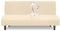Granbest wasserdichte Armlose Futon Abdeckung, Hoher Stretch Futon Schutz für Faltendes Schlafsofa Anti-Rutsch Sofabezug ohne Armlehne (Beige)