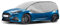 Autoschutzdecke Halbplane Halbgarage von XTRM-CAR kompatibel mit Hyundai i30 Hatchback ideal angepasst