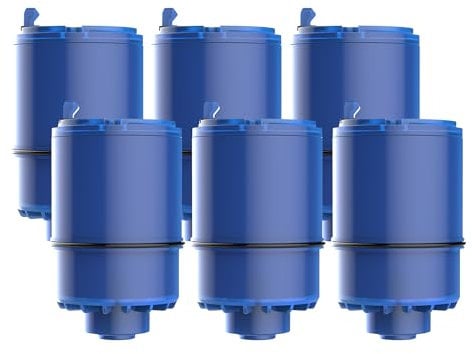 Overbest NSF Certified Water Filter, Replacement for Pur® Faucet Water Filter, Pur®PLUS Faucet Model FM-2500V, FM-3700, PFM150W, PFM350V, PFM400H, PFM450S, Pur-0A1 (Pack of 6)