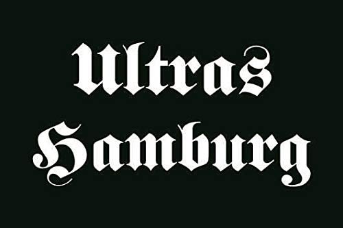 U24 Aufkleber Ultras Hamburg Flagge Fahne 15 x 10 cm Autoaufkleber Sticker