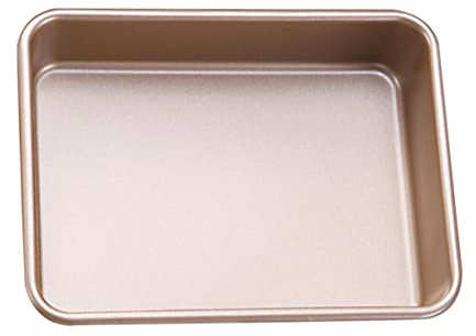 BESTonZON Multi-Purpose Bakeware Baking Pan Nonstick Cake Pan Kitchen Bakeware Pan Square Cake Tin Square Barbecue Tray Nonstick Bakeware Baking Tray Grill Plate Carbon Steel Stainless Steel