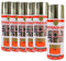 various-Pintura Spray Antioxidante Dorada 400 Ml para las Superficies de Metal, Hierro y Aluminio,Pack de 6 Unidad