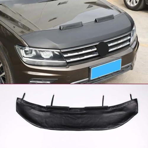 WUURAA Motorhaubenabdeckung, Sandblock, Steinabweiser, Motorhaubenschutz-Set, Autozubehör für VW Tiguan 2018–2021