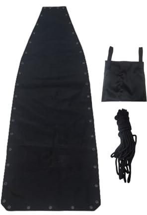 Verstärktes Ersatznetz und strapazierfähiges Seil-Set für Hängestuhl, Chaiseliege, mit einer eleganten Aufbewahrungstasche (nur Netz und Seil).