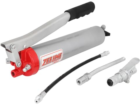 ZEELINE BY MILTON Heavy-Duty Lever Grip Grease Gun, 10,000 PSI with Locking Grease Coupler, Strong Lock, Won't Leak