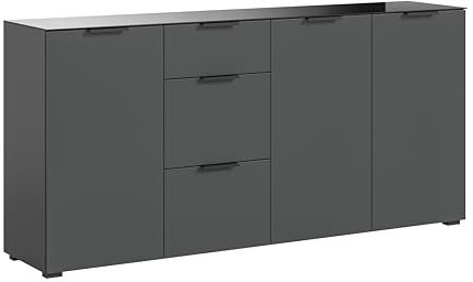 xonox.Home Kommode Ray Kommode Sideboard Schrank anthrazit Nb.,ca.179x86x40 cm
