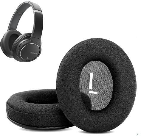 HTINDUSTRY Ersatz-Ohrpolster Kompatibel mit Sony MDR-ZX770BT Sony MDR-ZX770BN Sony MDR-ZX780DC Kopfhörer Ohrpolster mit Atmungsaktivem Stoff/Hochdichtem Schaum