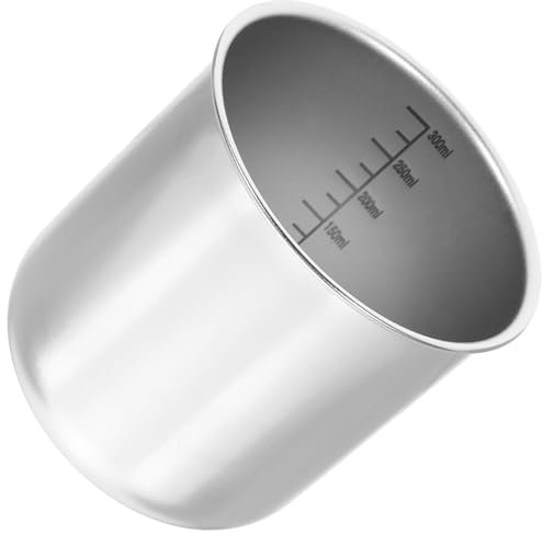 GRADENEVE Reismessbecher Edelstahl Messhalter Mit Präziser Reiskocher Messbecher Langlebig Und Rostfrei Ideale Küchenhilfe Für Reis Und Getreide 200ml Kapazität
