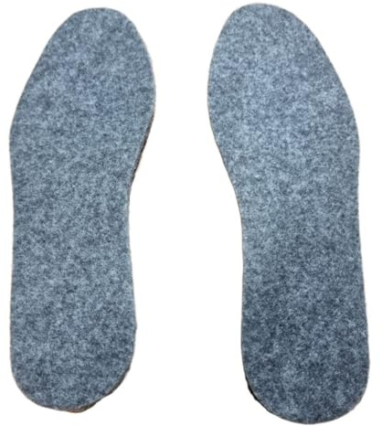 Einlegesohlen Schuheinlage Sohle Filz Schuheinlagen 36-47 EU (10 Paar/7 mm, 45 EU)