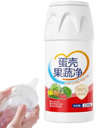 Veggie Wash – Küchenreiniger – 220 g multifunktionales natürliches Obst- und Gemüsewaschmittel zur Entfernung von und Schmutz für Zuhause, Kochen, Camping
