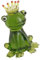 Toddmomy Frosch-Ornamente Winzige Frösche Miniaturfrosch -Figur -schreibtischdekoration Süßes Froschmodell Süße Froschskulptur Süße Froschfigur Froschstatue Froschhandwerk Glas Grün