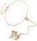 Girls Accessories Leichtes Blattringkettenarmband Handschmuck Finger Ringkette Chic Finger Mode Accessoire Necklace